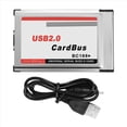 thumbnail image 1 of Adaptador de Tarjeta PCMCIA una USB 2.0 CardBus Dual 2 Puertos 480M para Computadora PortáTil, 1 of 5