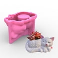 thumbnail image 2 of de jarrón de silicona para gato resina , para de Zulema Molde de portalápices de jarrón, 2 of 7