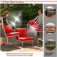 thumbnail image 3 of YLLN 14-Piece Sofa Cushion Set, 4in Thick Replacement Cushions For Outdoor Furniture, Water-Resistant Patio Outdoor Sectional Cushions, For 6-Seat Sectional Patio Conversation, 3 of 8