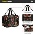 thumbnail image 4 of Travel Toiletry Bag with Metal Hook Large Capacity Cosmetic Bag Toiletry Bags for Travel, Gym, Camping Geometric Shapes and Bold Lines, 4 of 9