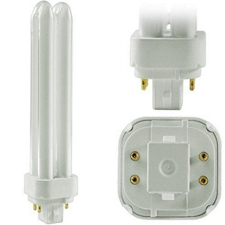Sylvania 20669 (4-Pack) CF26DD/E/841/ECO 26-Watt Double Tube Compact Fluorescent Light Bulb, 4100K, 1710 Lumens, 82 CRI, T4 Shape, 4-Pin G24q-3 Base Sylvania 20669 (4-Pack) CF26DD/E/841/ECO 26-Watt Double Tube Compact Fluorescent Light Bulb, 4100K, 1710 Lumens, 82 CRI, T4 Shape, 4-Pin G24q-3 Base
