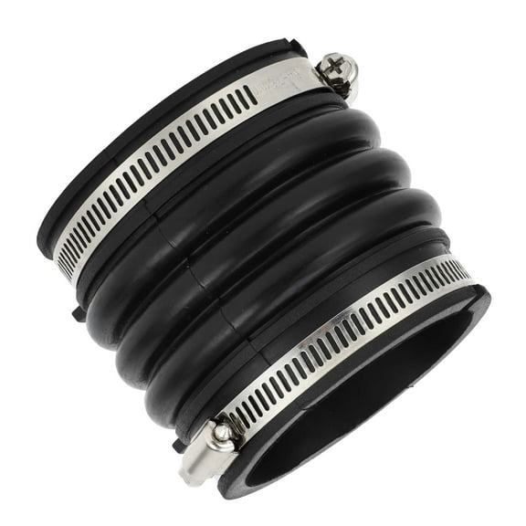 Unique Bargains Air Intake Hose Tube with Clamps, No.17881AA010 for Toyota Camry 2002-2006 Black, 1 Pc