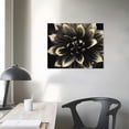 thumbnail image 3 of GOSMITH  Large Canvas Wall Art Black and Gold Flower Wall Decor for Living Room, Bedroom, Office &amp; Home Decor Gallery Wrapped, 3 of 4