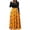 Orange, variant on Lopecy-Sta Womens Dresses Asymmetrical Neck Puff Sleeve Regular Fit Swing Dress summer outing seaside trip afternoon tea dress