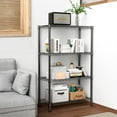 thumbnail image 3 of M MZG 4 Shelf Wire Shelving, 1000 lbs Capacity,Adjustable Metal Shelves,13.7" D x 29.5" W x 47.2" H,for Kitchen Pantry Garage,Black, 3 of 8
