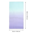 thumbnail image 2 of RENACLIPY 1Pc Bicolor Voile Curtain Blue Multicolor Window Screen Easy Install for Room Decoration, 2 of 7