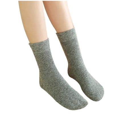 

Dezsed Womens Socks Clearance Women s Winter Wool Socks Color Medium Tube Cashmere Socks Thick Thread Towel Socks Thickened Warm Socks Gray