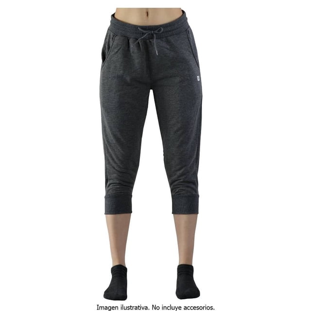 Pantalón Wilson Talla EG Capri Deportivo de French Terry Gris Oxford