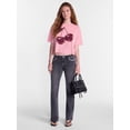 thumbnail image 2 of No Boundaries Boxy Cropped Graphic Tee, Women's XXS-XXL, 2 of 5
