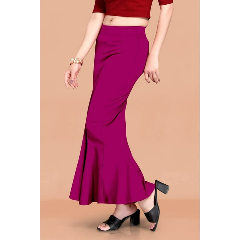 TRENDMALLS Lycra Spandex Saree Shapewear Petticoat for Women, Cotton  Blended, Petticoat, Silhouette, Skirts for Women, Shaper