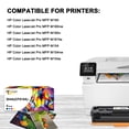 thumbnail image 4 of Toner Bank Compatible for HP 204A CF510A CF511A CF512A CF513A Toner Cartridge Laserjet Pro MFP M180n M180nw M181fw M154nw M154a (Black Cyan Yellow Magenta, 4 Pack), 4 of 6