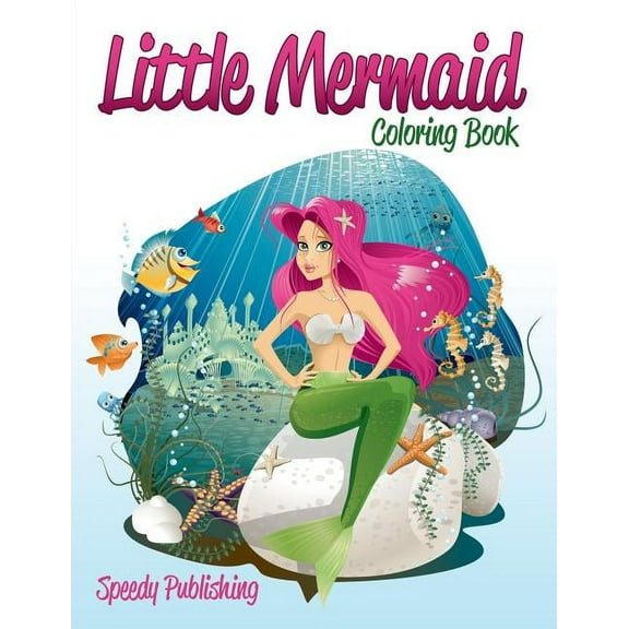 Little Mermaid Coloring Book, (Paperback)
