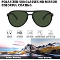 thumbnail image 4 of Gafas de sol aviador polarizadas aviador gafas de sol para conducir aviador gafas de sol para deportes, 4 of 7
