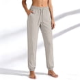 thumbnail image 5 of Lightweight Stretch Jogger Pants for Women 2026 Summer Elastic Waist Quick Dry Breathable Outdoor Athletic Casual Trousers Khaki XL, 5 of 7