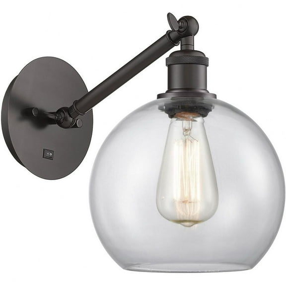 Innovations Lighting - Athens - 1 Light Wall Sconce In Industrial Style-12.38