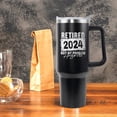 thumbnail image 2 of Retirement Gifts for Men Women Retired Mug Dad Mom Grandpa Grandma Father''s Day Mother''s Day Christmas Stainless Steel Insulated With Lid and Straw, 2 of 6