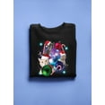 thumbnail image 3 of Christmas Cat Galaxy Sweatshirt Men -Smartprints Designs, Male XX-Large, 3 of 4