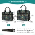 thumbnail image 4 of FORMRS Insulated Lunch Bag Unisex Large Capacity with Shoulder Strap, Gold Peacock Pattern, 4 of 6