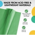 thumbnail image 3 of Crown Display - 480 Sheets, 15" x 20" Packing Paper Sheets For Gift Wrapping And Packing, Tissue Paper Ream - Emerald Green, 3 of 8
