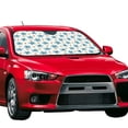 thumbnail image 2 of Kdxio Flower Leaves Print Front Windshield Sun Shade,Folding Auto Sunshade for Car Truck SUV-Medium, 2 of 7