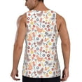 thumbnail image 3 of Fotbe Funny Chicken Pattern Men's Quick Dry Workout Tank Top Gym Muscle Tee Fitness Bodybuilding Sleeveless T Shirt Breathable Workout Shirt-3X-Large, 3 of 9