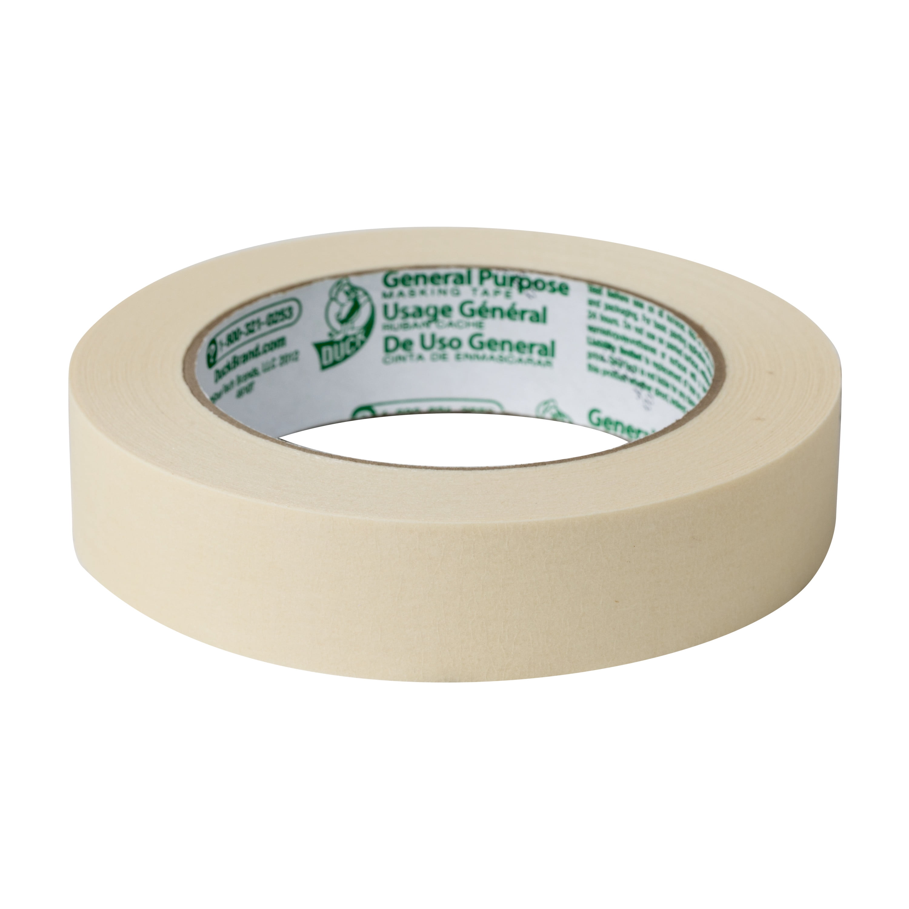 Duck Brand General Purpose Masking Tape Roll Removable 34 x 60 Yd Beige -  Office Depot