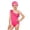 Hot Pink, variant on DGMIOCS Girls Bathing Suit Big Girls Two Piece Swimsuit Quick Dry Floral Bikini Swim Hot Pink 3-4 Years