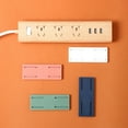 thumbnail image 4 of Power Wall Fixers 10Pcs Anti-winding Seamless Novel Self Adhesive Socket Organization Wall Storage Stands, 4 of 5