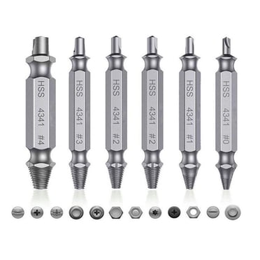 BLACK+DECKER Screw Extractor Set, 5pc - Walmart.com