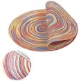 thumbnail image 4 of Round Table Mats, Heat Resistant Washable Placemat and Coaster Set of 6 for Dining Kitchen Table, 4 of 5