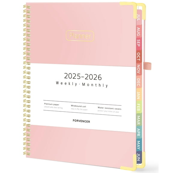 2025-2026 Academic Planner Weekly Monthly for College & Teaching 8.5x11"