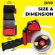 thumbnail image 2 of Dispensador de cinta Zuvo Heavy Duty con 6 cintas de embalaje transparentes, 2 of 7