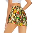 thumbnail image 4 of Picia Kittens With Maple Leaves Pattern Women's 2 in 1 Athletic Running Shorts High Waisted Workout Casual Gym Sweat Shorts with Comfy Liner Zipper Pockets-Large, 4 of 9