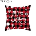 thumbnail image 3 of SPRING PARK Merry Christmas Throw Pillow Covers Deer Snowflakes Snowman Decorative Pillow Covers for Sofa Couch Bed and Car Throw Pillow Covers, 3 of 7