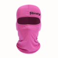 thumbnail image 1 of 1PC Gothic Letter Printed Ski Mask Hip Hop Unisex Balaclava Elastic Breathable Neck Gaiter UV Protection Sunscreen Face Mask Rose, 1 of 6