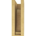 thumbnail image 4 of 4"W x 8"D x 12"H Classic Van Buren Rough Cedar Woodgrain TimberThane Corbel, Primed Tan, 4 of 6