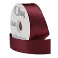 thumbnail image 2 of Offray 563885 1. 5 inch Double Face Satin Ribbon - 50 Yards, Burgundy - No.  9, 2 of 3