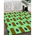 thumbnail image 2 of Ahgly Company Indoor Rectangle Patterned Stoplight Go Green Area Rugs, 2' x 3', 2 of 6