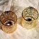 thumbnail image 4 of Portavelas de metal hueco de estilo nórdico, candelabro para velas de té para hotel B-oro rosa, 4 of 9