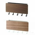 thumbnail image 6 of Clearance! Coat Rack Wall Mounted Shelf with Hooks & Baskets, Entryway Organizer Wall Shelf with 5 Coat Hooks and Cubbies, Solid Wooden Shelf with Hooks - Hang Coats, Towels, Hats, Keys, 6 of 6