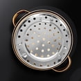 thumbnail image 3 of MasteelfCA Three-legged Stainless Steel Round Steamer Rack Pots Steaming Stand Home Kitchen Cooking 24cm, 3 of 7