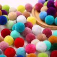 thumbnail image 3 of Pompones suaves de 8/10/15/20/25/30MM, pompones de felpa esponjosos, manualidades DIY, bola de pompón para decoración navideña para el hogar, suministros de costura, 3 of 4