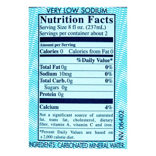 S Pellegrino Sparkling Natural Mineral Water Ingredients S Pellegrino Sparkling Natural Mineral Water Ingredients