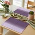 thumbnail image 3 of Purple Ombre Placemats Set of 4 Gradient Gradual Color Place Mats Table Mats Kitchen Dining Home Outdoor Party Table Decoration, 3 of 9