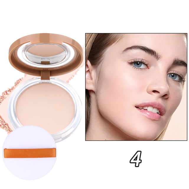 EGNMCR Waterproof Setting Powder Compact Long-Lasting Matte Finish Oil Control Makeup All-Day Waterproof Powder Waterproof set