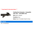 thumbnail image 2 of Cooling Hose Connector - Compatible with 1996 - 1999 BMW 318ti 1997 1998, 2 of 2