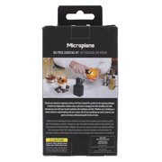 Microplane Bar Tools 6 Piece Cocktail Set, Matte Black