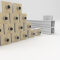 thumbnail image 6 of Ekena Millwork 38"H x 12'L Fiberthane Legacy Unassembled Balustrade Railing Kit, Style G (6 1/4" On-Center Spacing to Pass 4" Sphere Code), 6 of 6