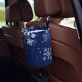 thumbnail image 5 of Kdxio Christmas Blue Car Trash Can Garbage Car Accessories Trash Can Car Waste Bin for for Driver and Passenger Any Vehicle, 5 of 7
