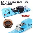thumbnail image 4 of Small Mini Aluminum Alloy Lathe Polishing Machine Woodworking Cutting DIY Tools 150W Blue, 4 of 15